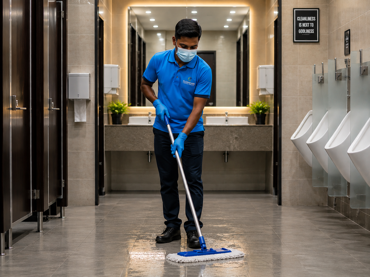 Restroom Deep Cleaning